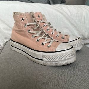 PINK HIGH TOP CONVERSE